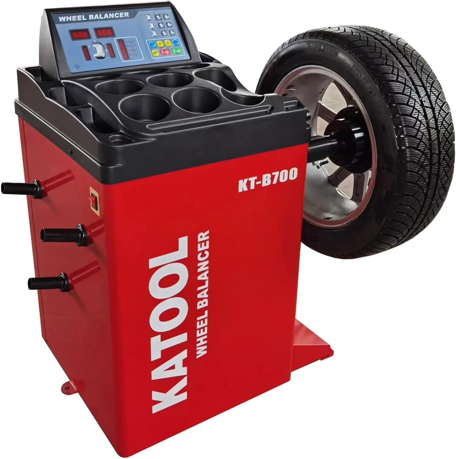 KATOOL KT-B700 wheel balancer included with the combo